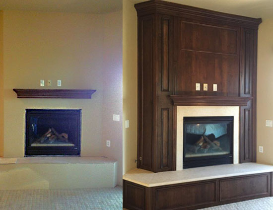 Before & After Fireplace
