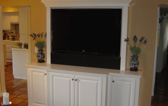 Matching cabinets throughout the home